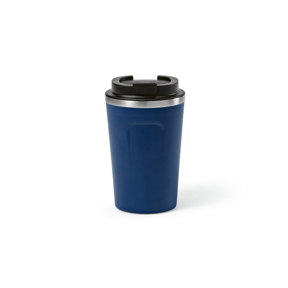 Gobelet personnalisable de voyage isotherme 490ml Limpopo Bleu marine